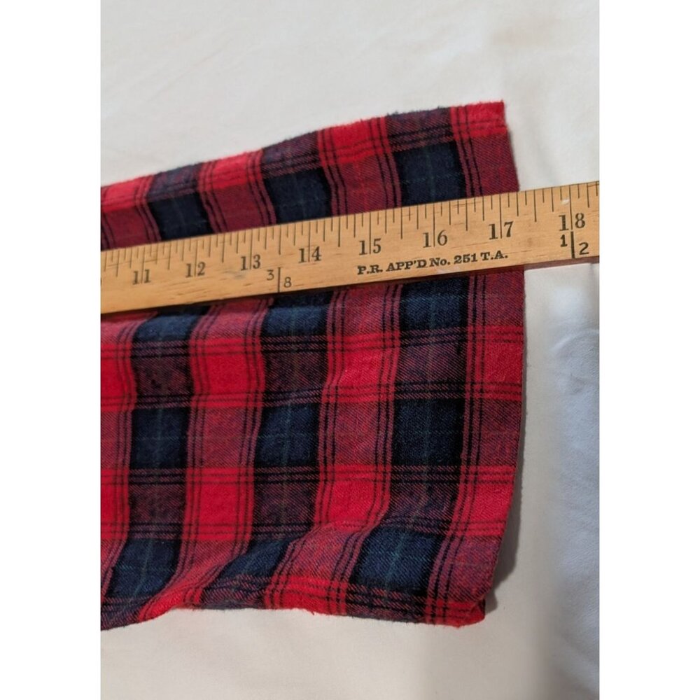 Umgee Womens 2XL Red Black Plaid Button-Down Shirt Floral Embroidery Long Sleeve - Picture 12 of 12